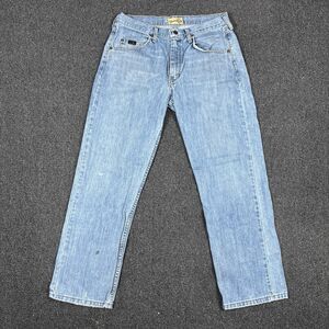 Wrangler 20X Jeans Men Relaxed Fit Bootcut Blue Denim 01MWXLB Y2K Size 32x30